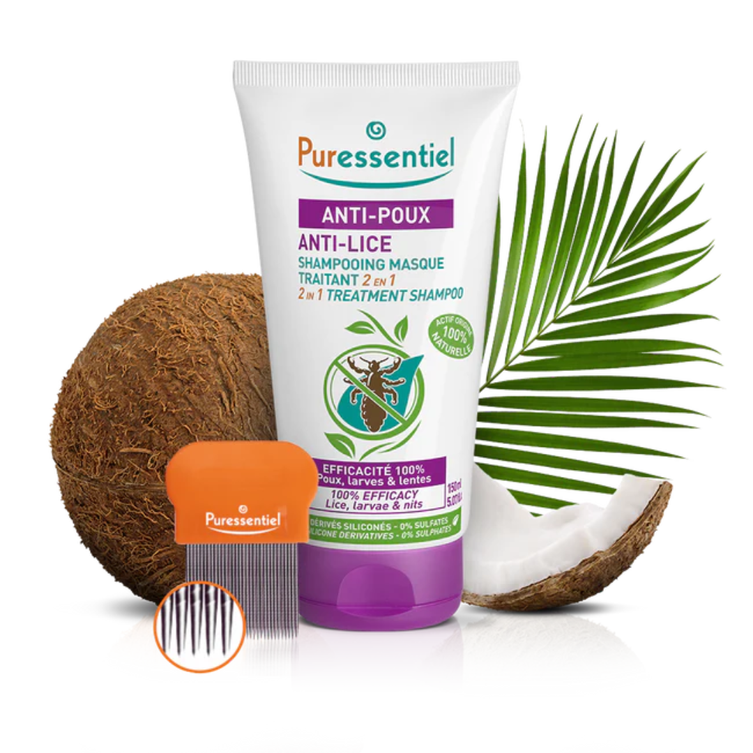 puressentiel – anti poux shampoing masque traitant 2en 1 150ml
