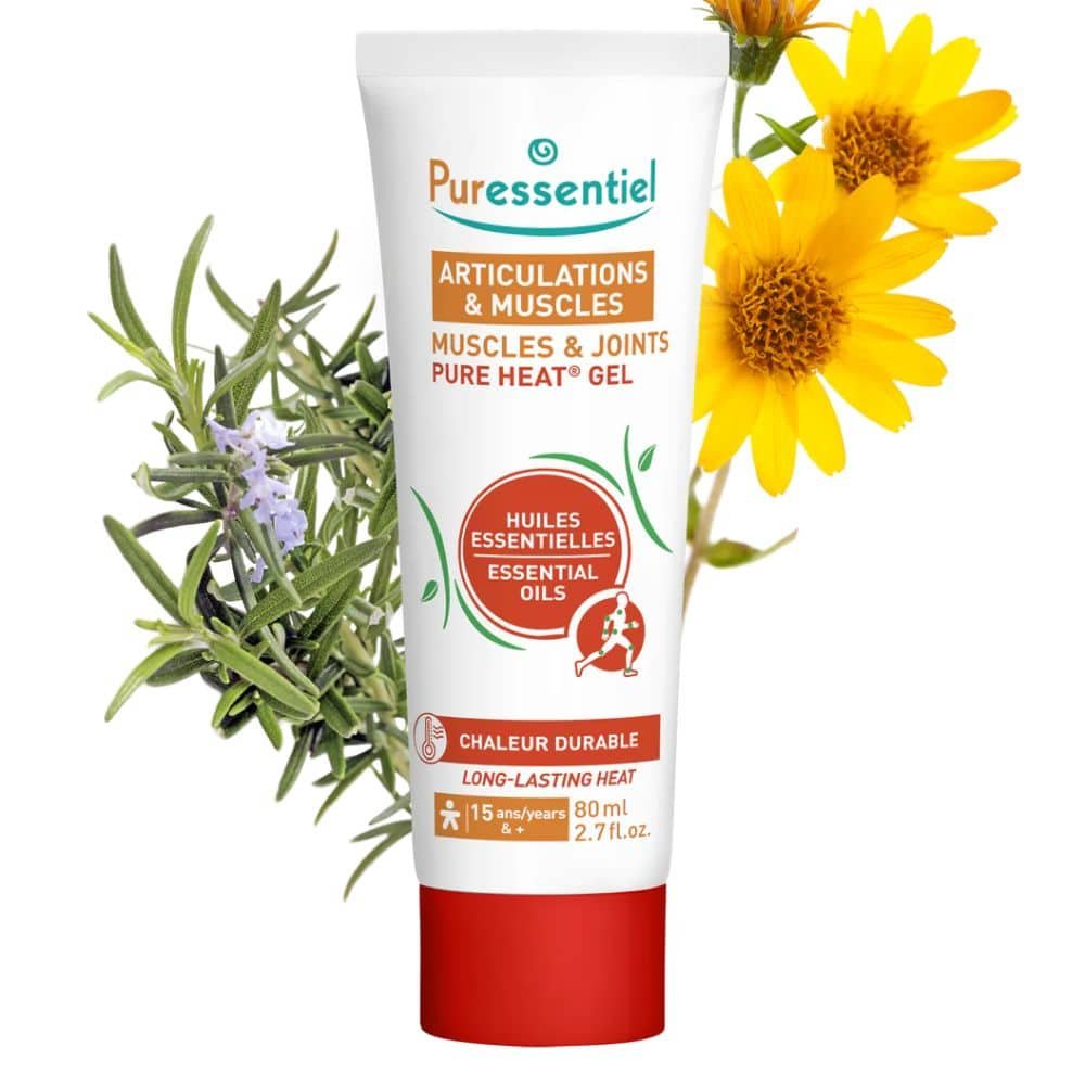 puressentiel – articulations et muscles gel pure heat – 80ml