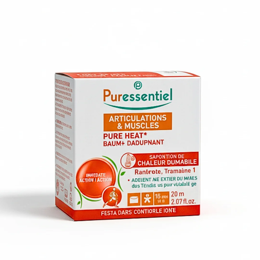 puressentiel – articulations et muscles pure heat baume chauffant – 20ml