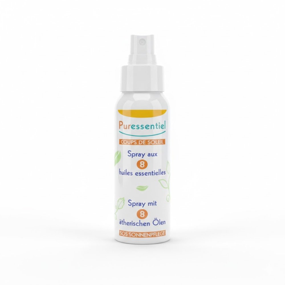 puressentiel – coups de soleil spray 8he – 75ml