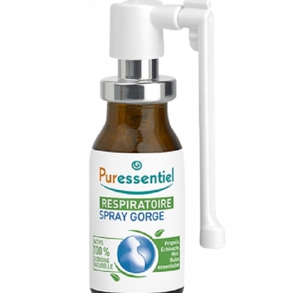 puressentiel – respiratoire spray gorge – 15ml