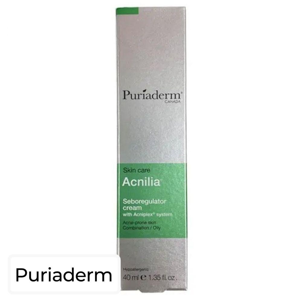 puriaderm – acnilia creme seboregulatrice – 40ml