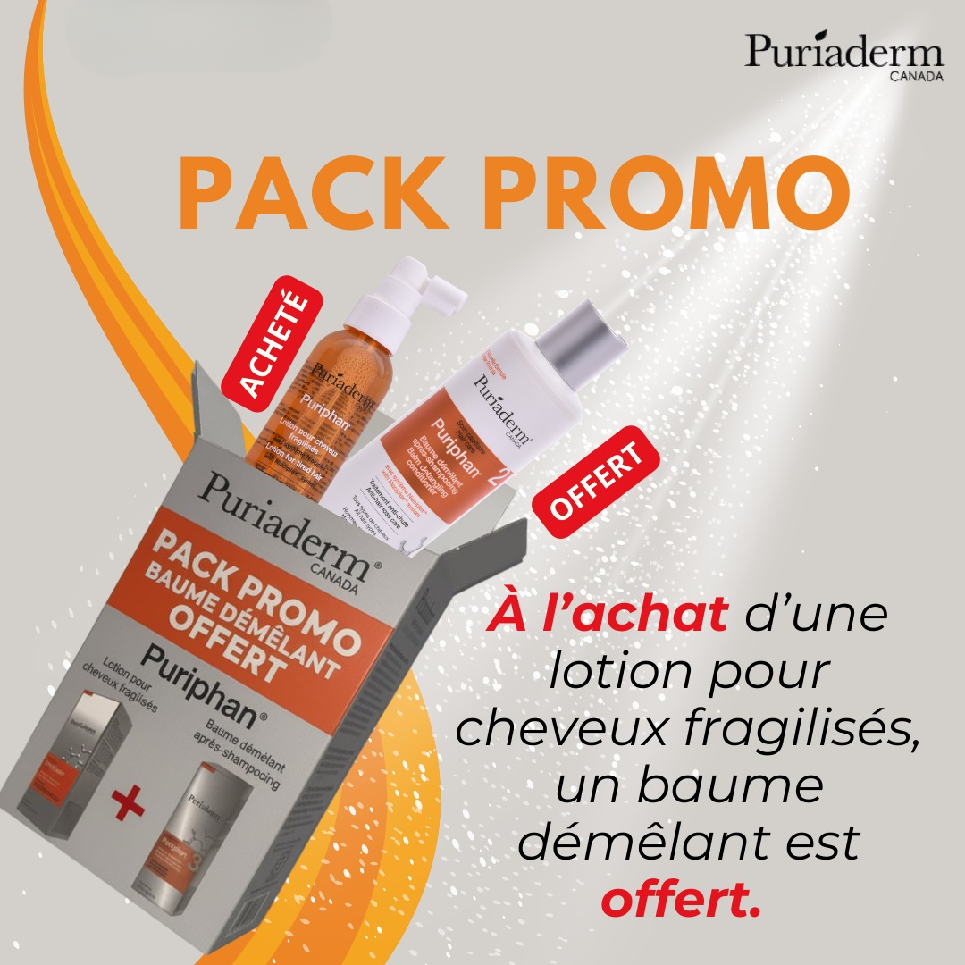 🎁 pack 🎁 – puriaderm – puriphan lotion anti chute + puriphan baume demelant pack