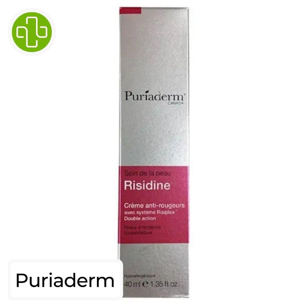 puriaderm – risidine creme anti rougeurs – 40ml