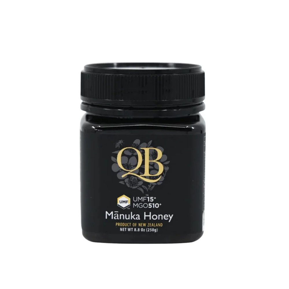 qb – manuka miel umf 15+ mgo 510+ – 250g
