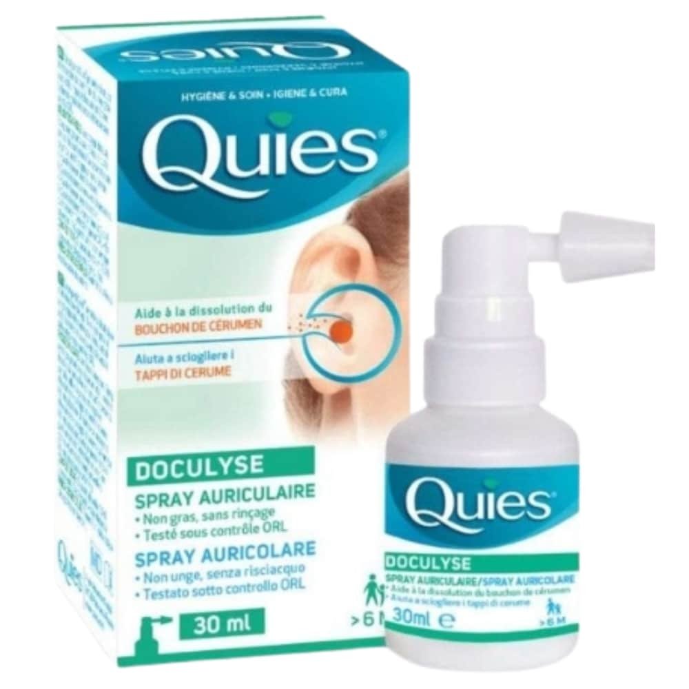 quies – doculyse anti bouchon de cerumen – 30ml