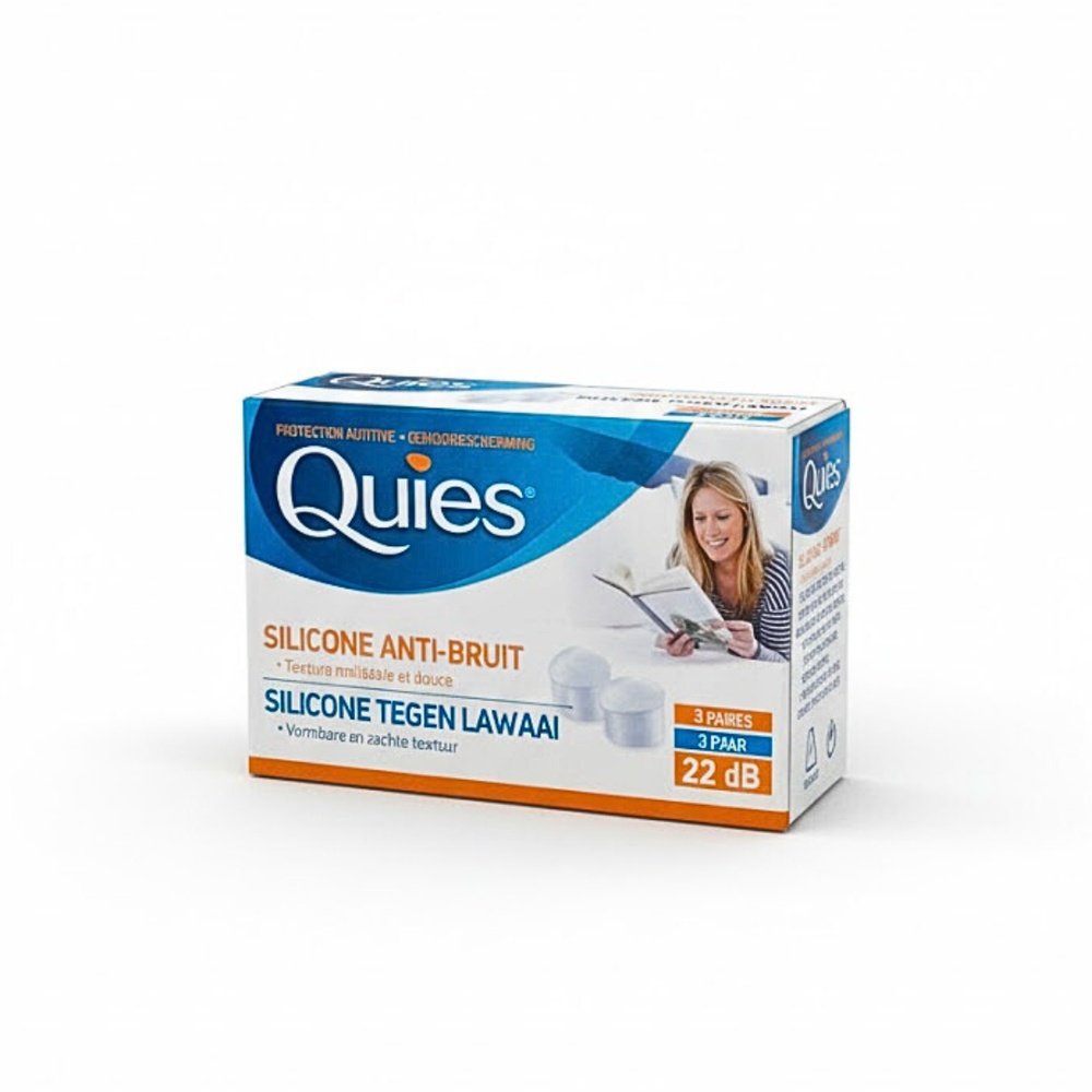 quies – silicon anti bruit 3 paires