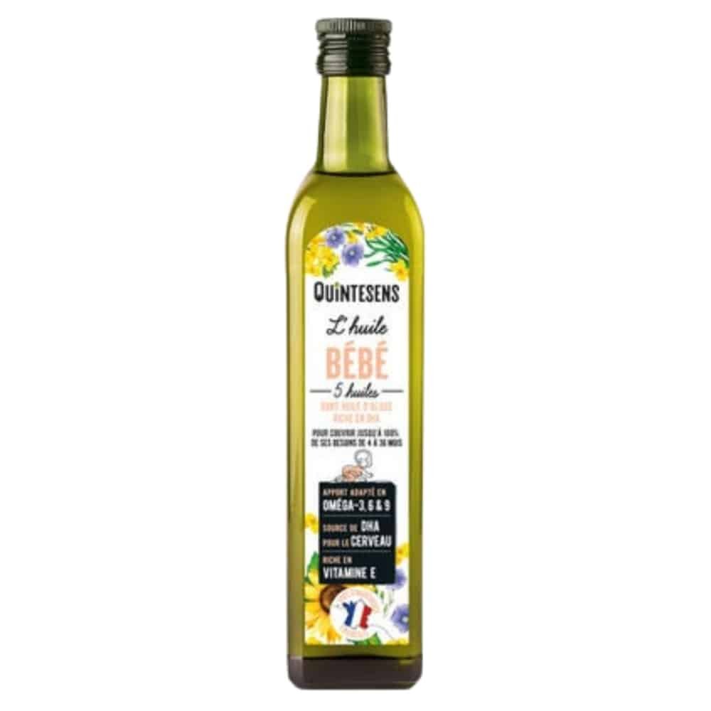 quintesens – melange 5 huiles bebe 4 a 36 mois – 250ml