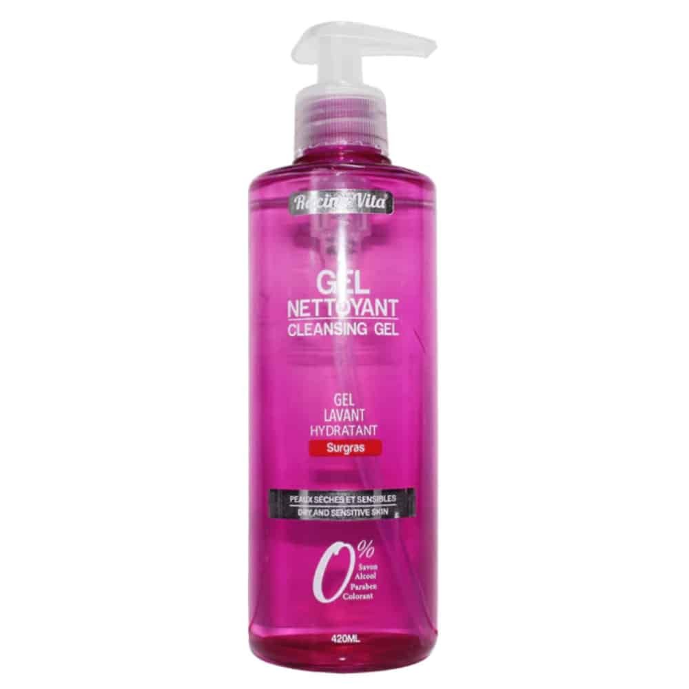 racine vita – gel nettoyant surgras hydratant – 420ml