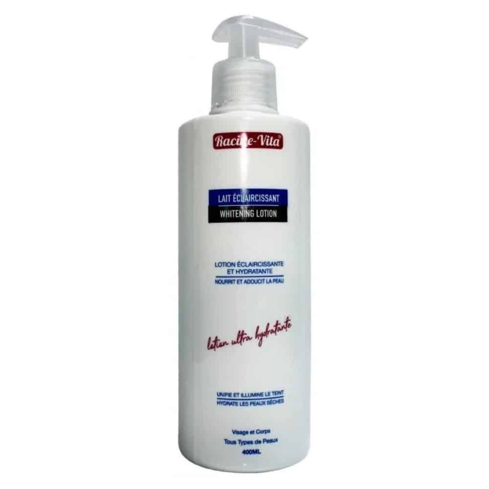 racine vita – lait eclaircissant hydratant – 400ml