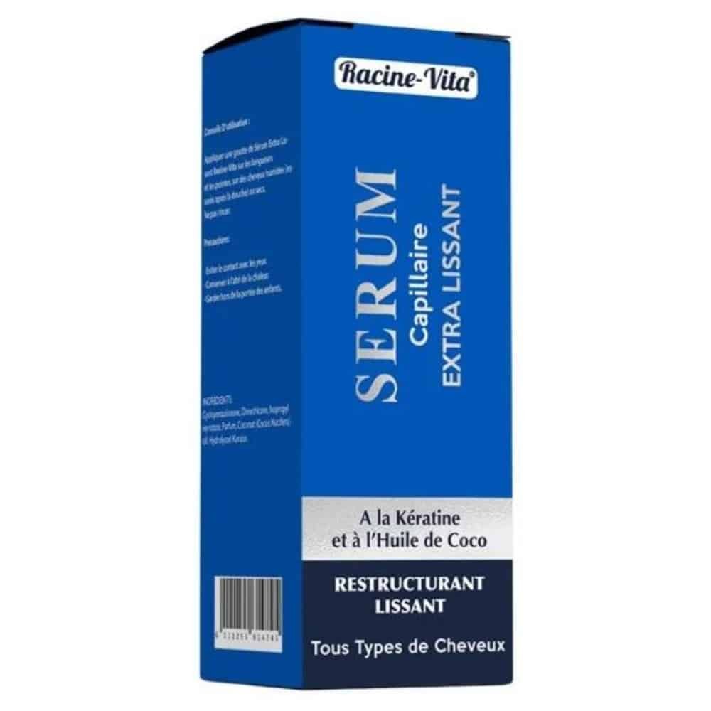 racine vita – serum capillaire extra lissant restructurant keratine et huile de coco – 40ml