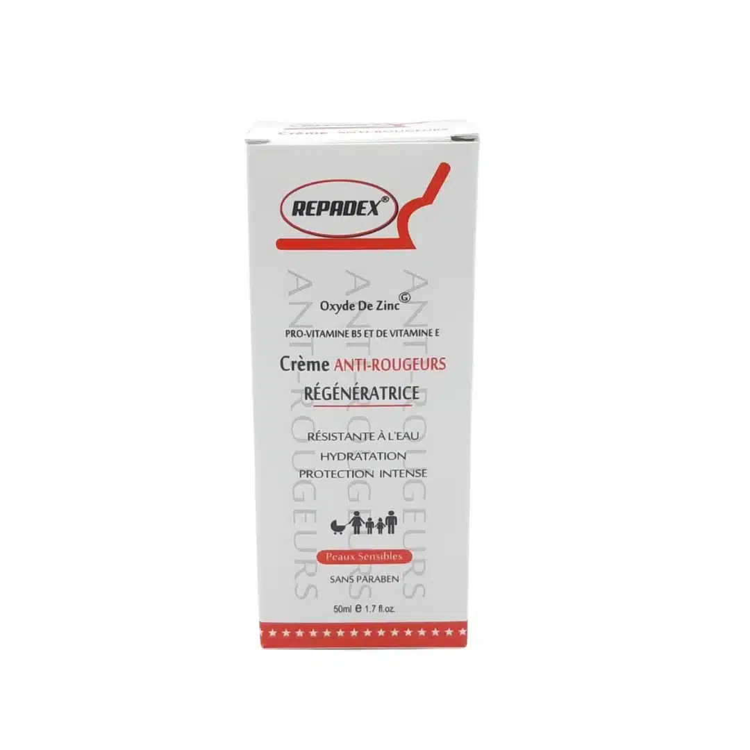 repadex – creme regeneratrice anti rougeurs – 50ml