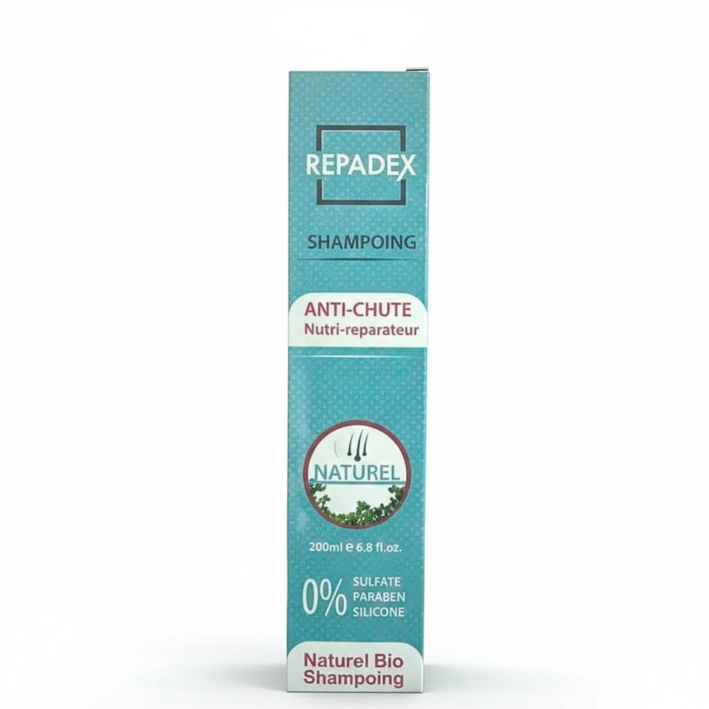 repadex – shampoing anti chute nutri reparateur – 200ml