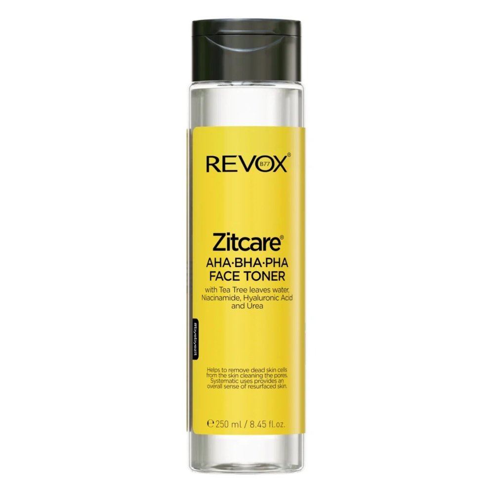 revox b77 – zitcare aha.bha.pha. active face toner – 250ml