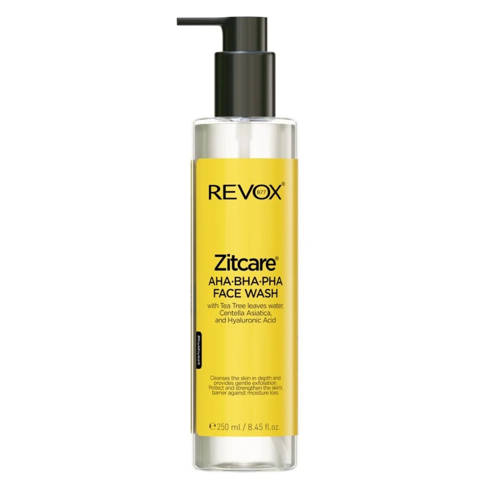 revox b77 – zitcare aha.bha.pha. face wash – 250ml