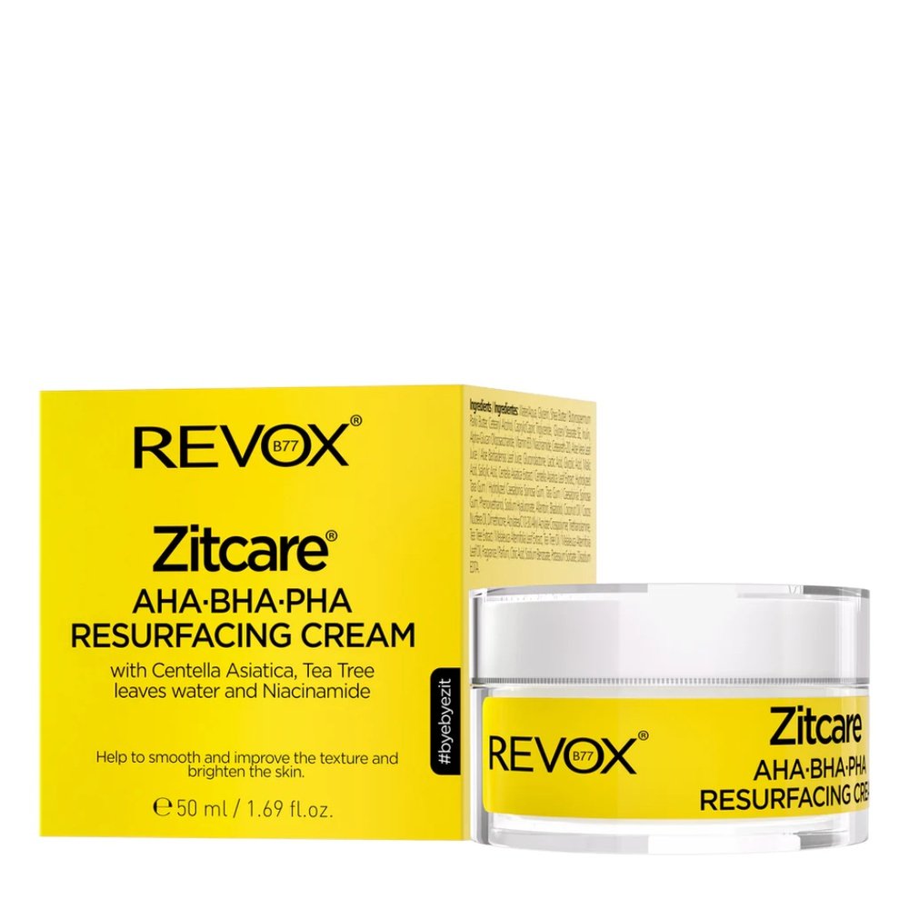 revox b77 – zitcare aha.bha.pha. resurfacing cream – 50ml
