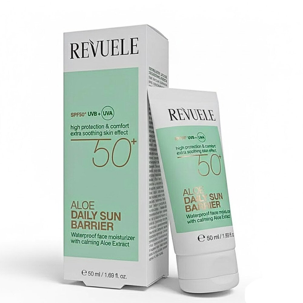 revuele – aloe daily sun barrier spf50+ – 50ml