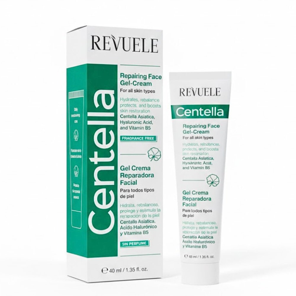 revuele – centella repairing face gel cream – 40ml