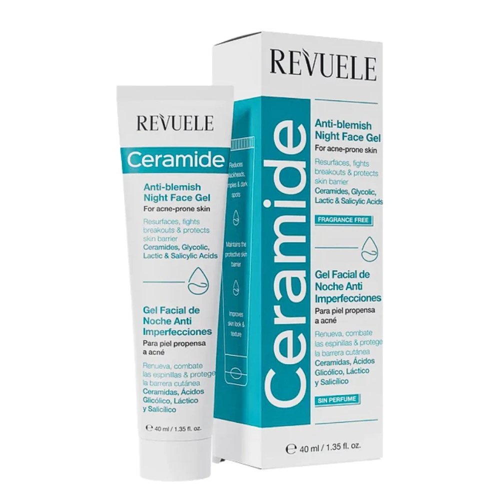 revuele – ceramide anti blemish night face gel
