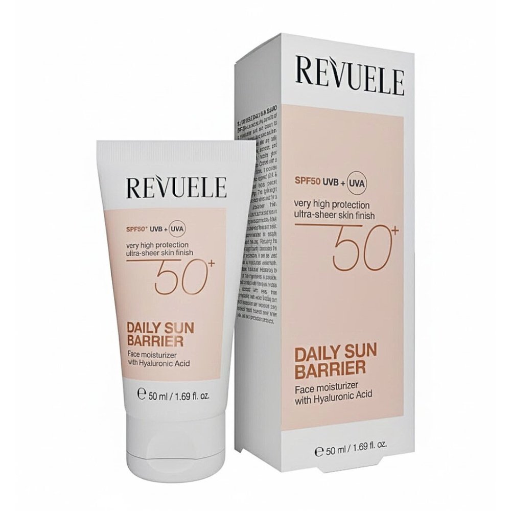 revuele – daily sun barrier spf50+ – 50ml