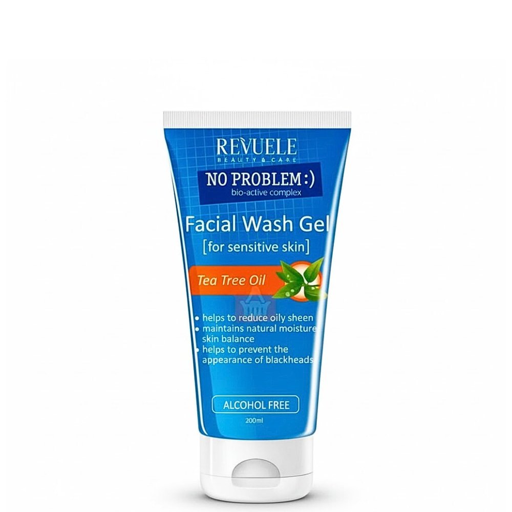 revuele – no problem facial wash gel tea tree oil – 200ml