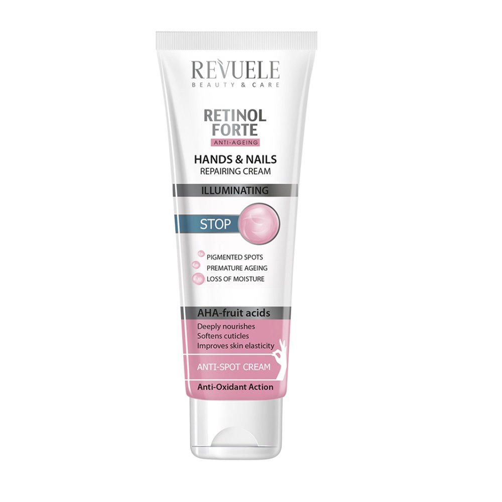 revuele – retinol forte hands et nails repairing cream – 100ml