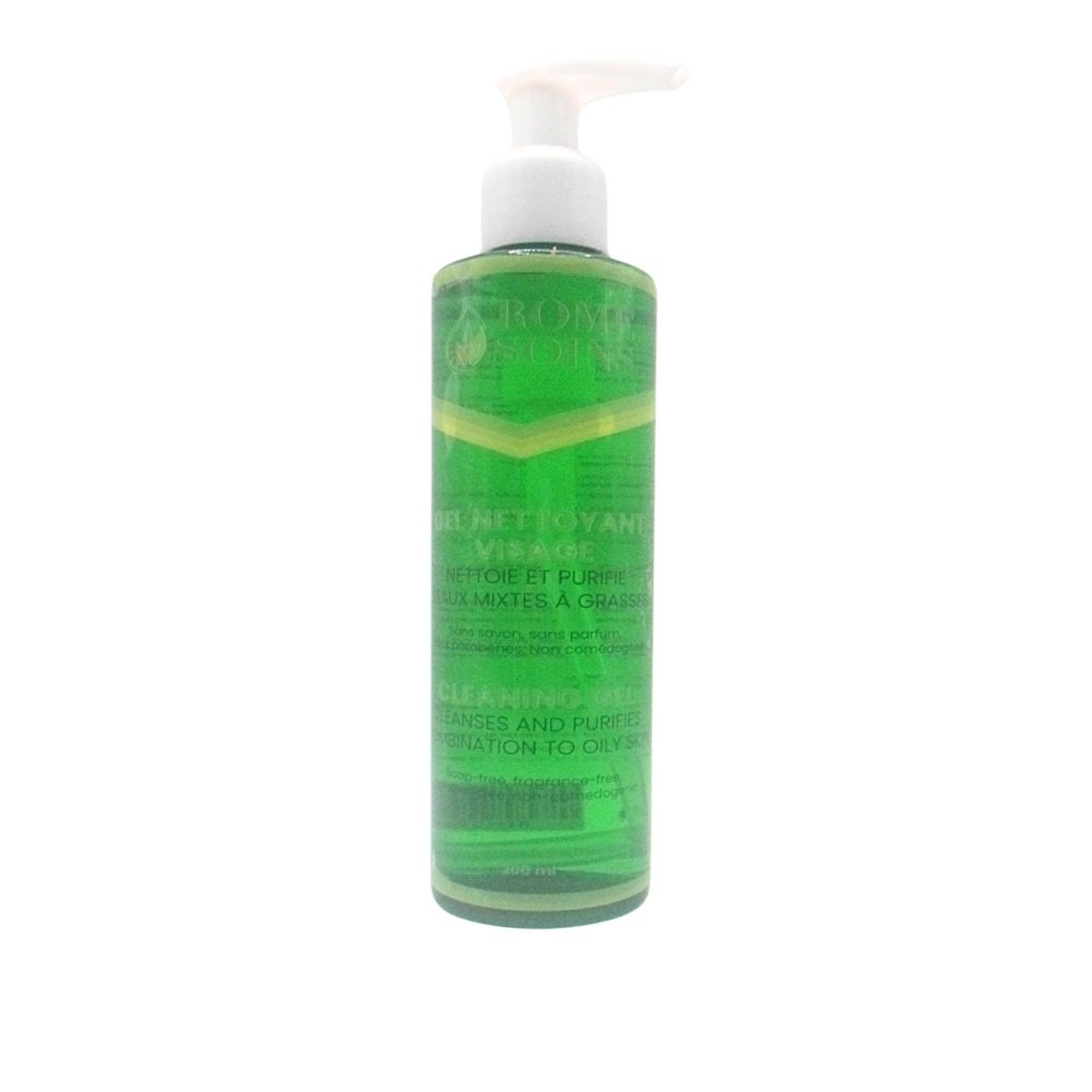 rome soins – gel nettoyant peaux mixtes a grasses – 200ml