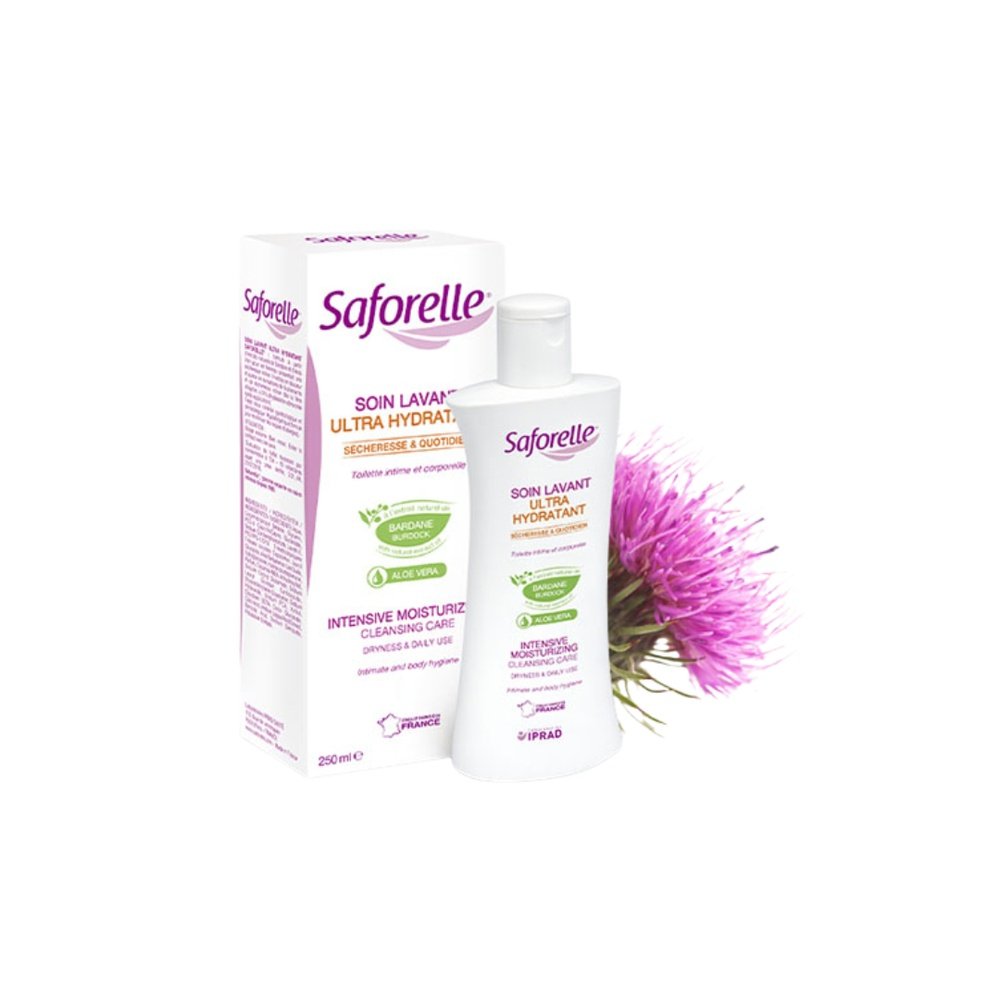 saforelle – soin lavant ultra hydratant – 250ml