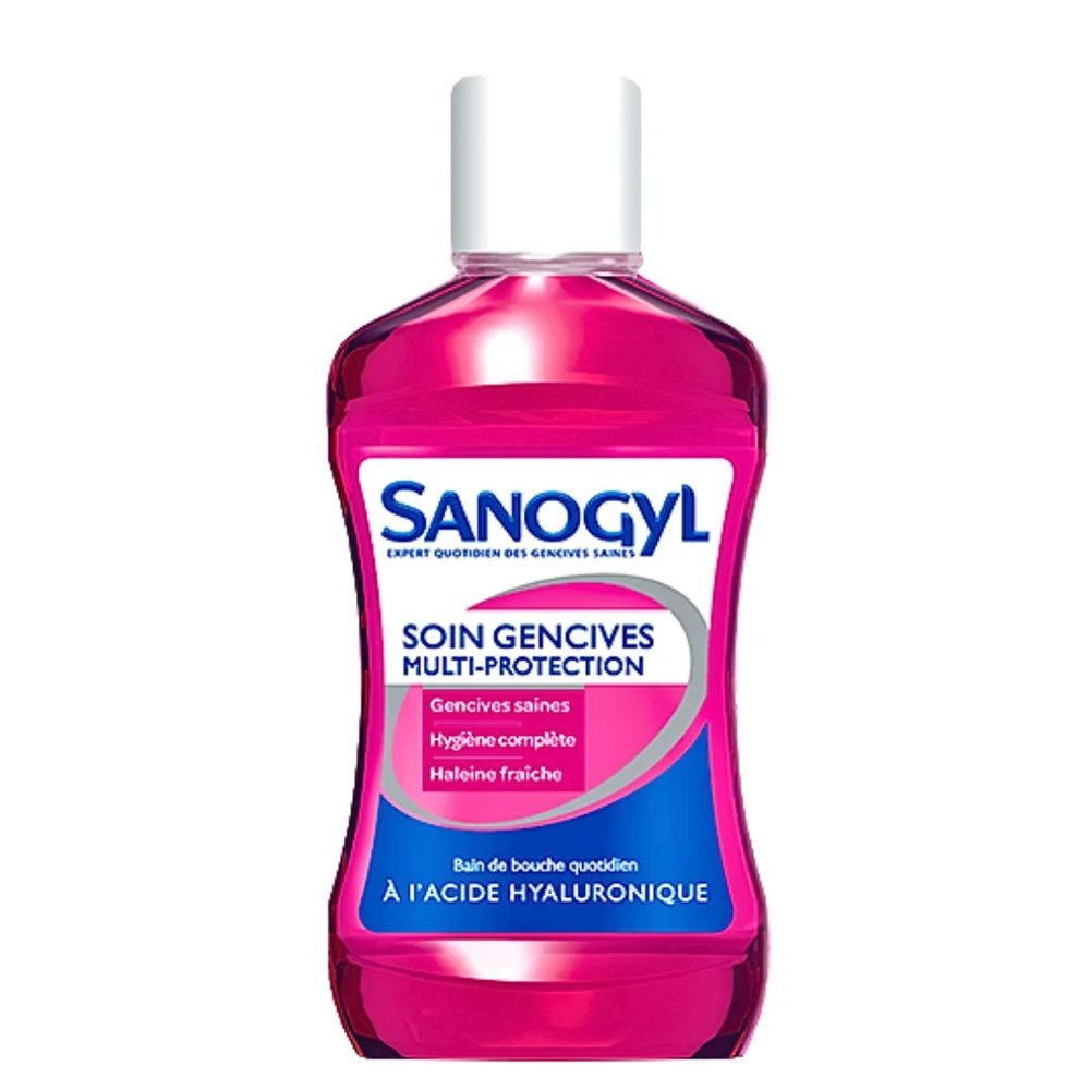 sanogyl – bain de bouche soin sensibilite gencives – 500ml