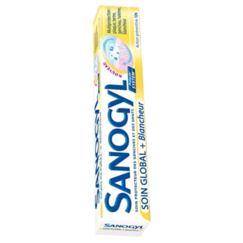 sanogyl – dentifrice soin global + blancheur – 75ml