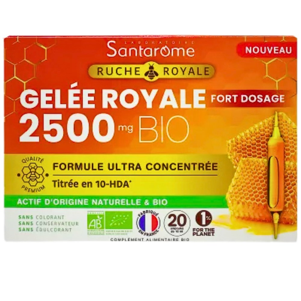 santarome – gelee royale 2500mg 20amp