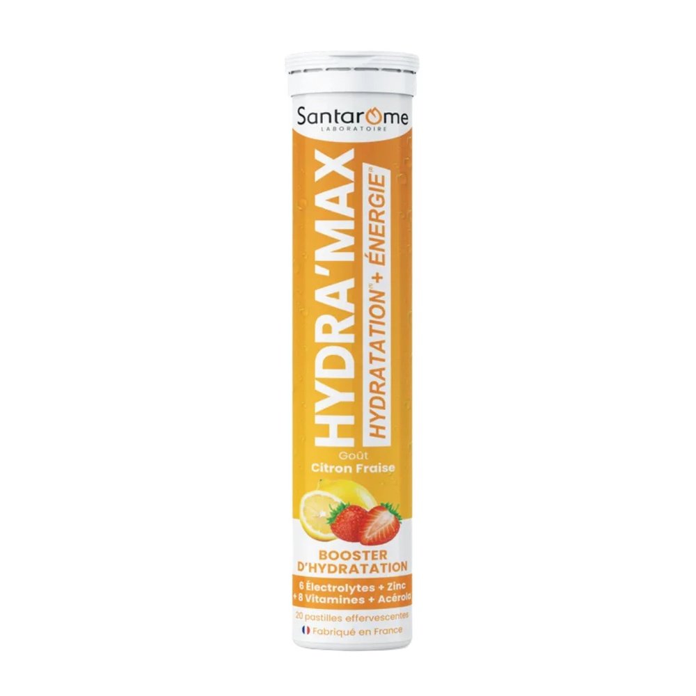 santarome – hydramax citron fraise 20 pastilles