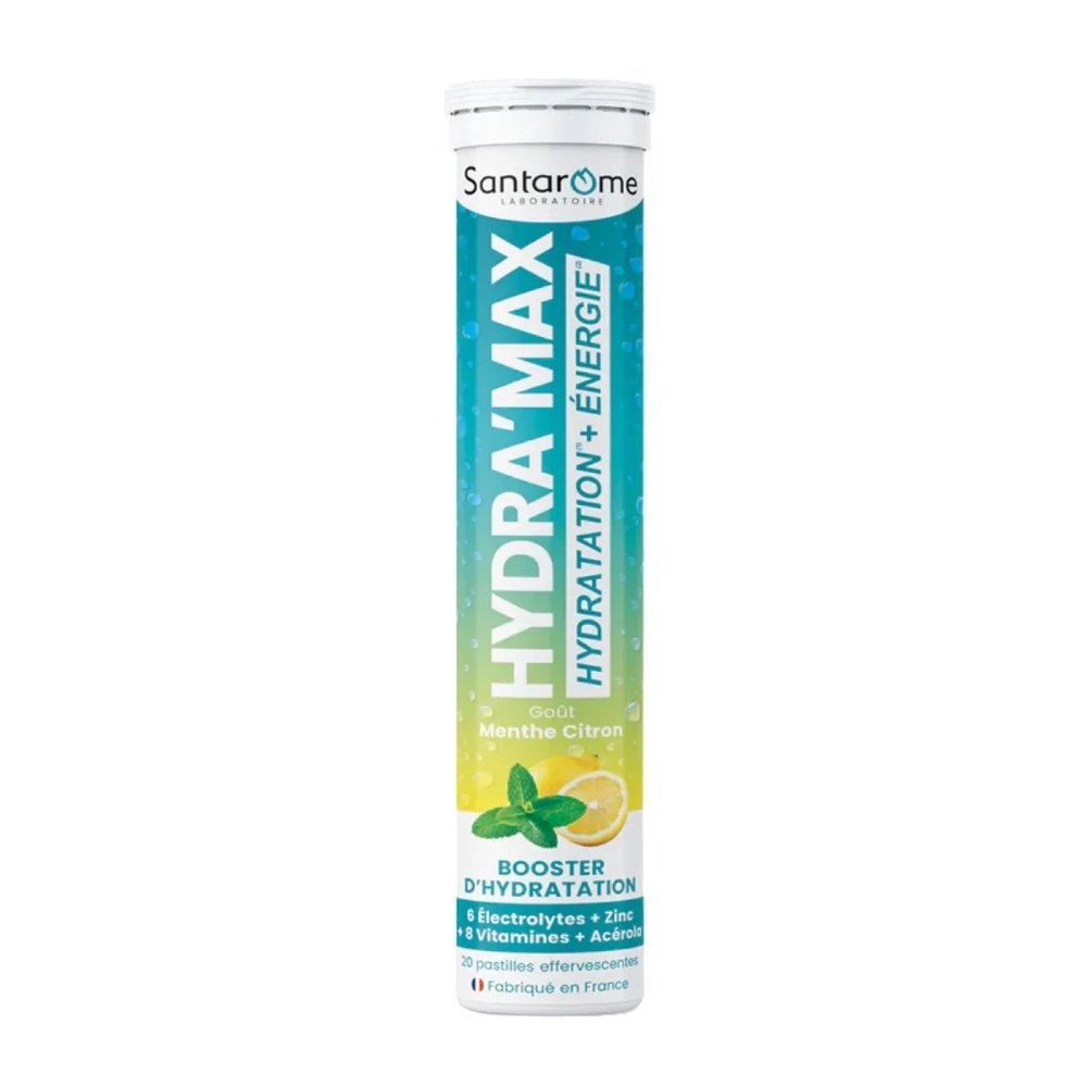 santarome – hydramax menth citron 20 pastilles