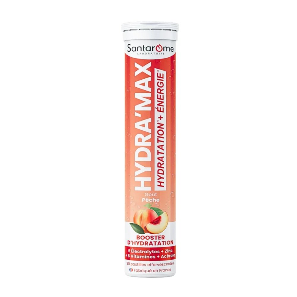 santarome – hydramax peche 20 pastilles