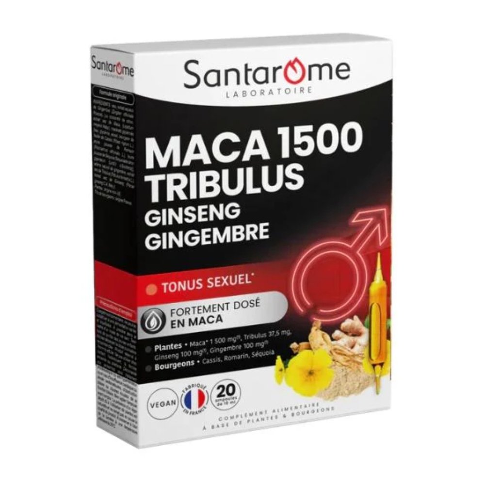 santarome – maca 1500 tribulus 20amp