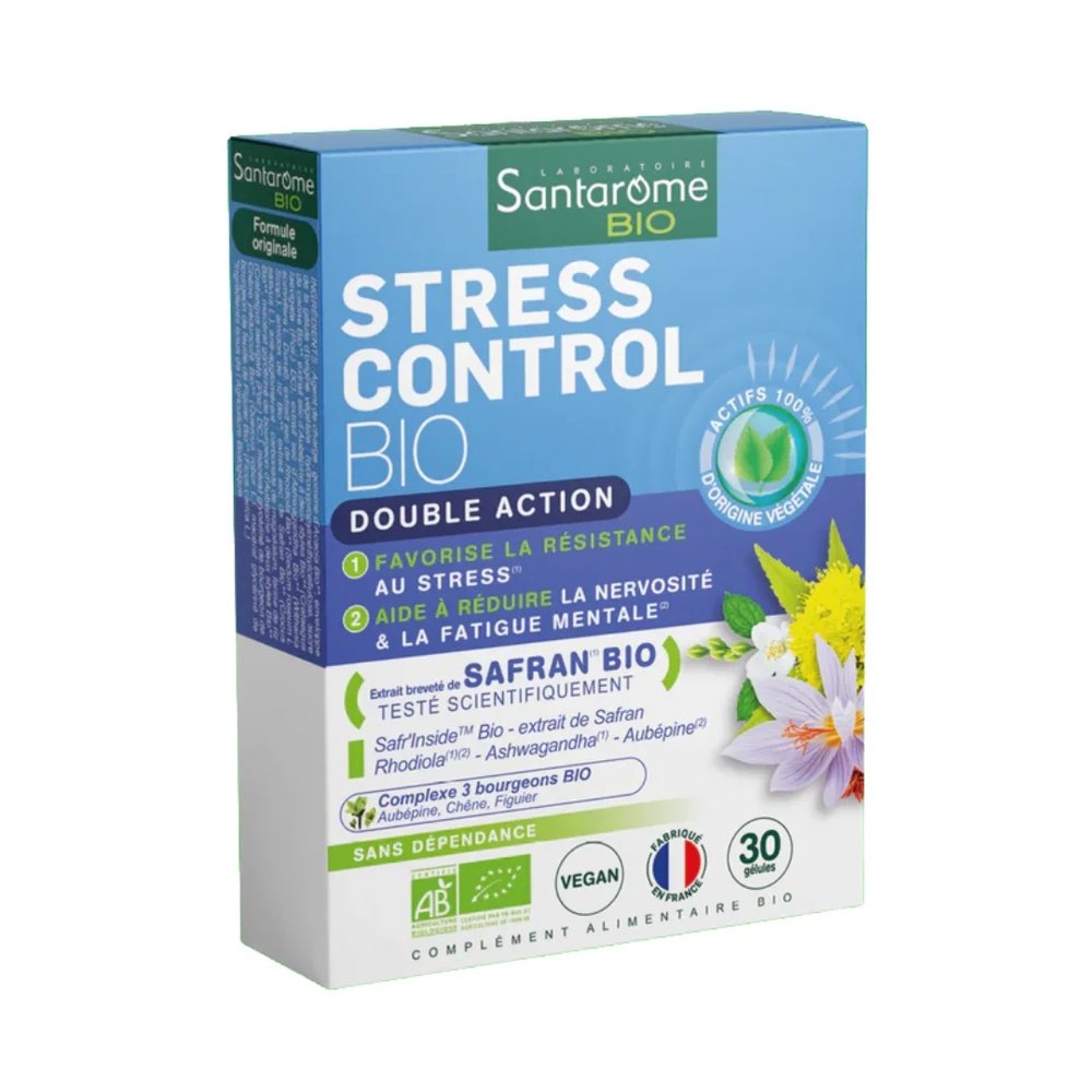 santarome – stress control – 30 comprimes