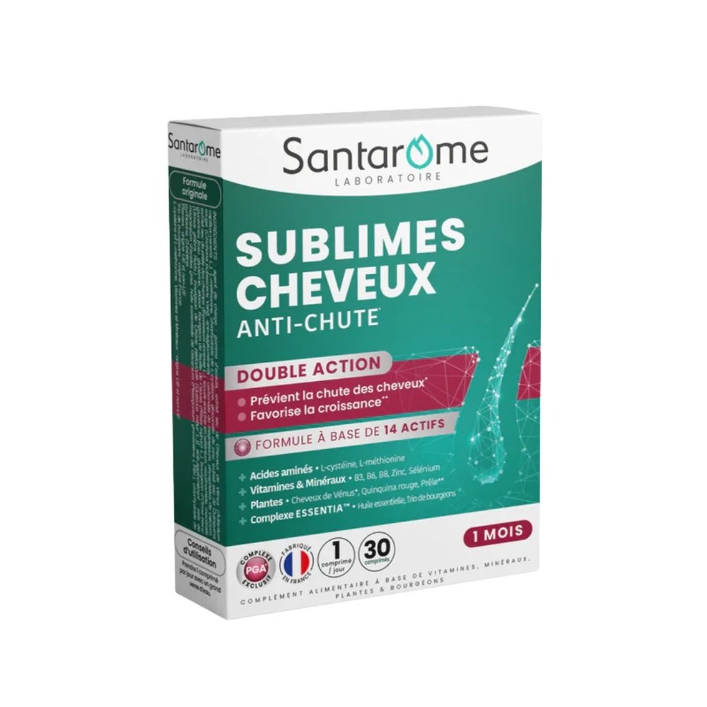 santarome – sublimes cheveux anti chute 30 compromies