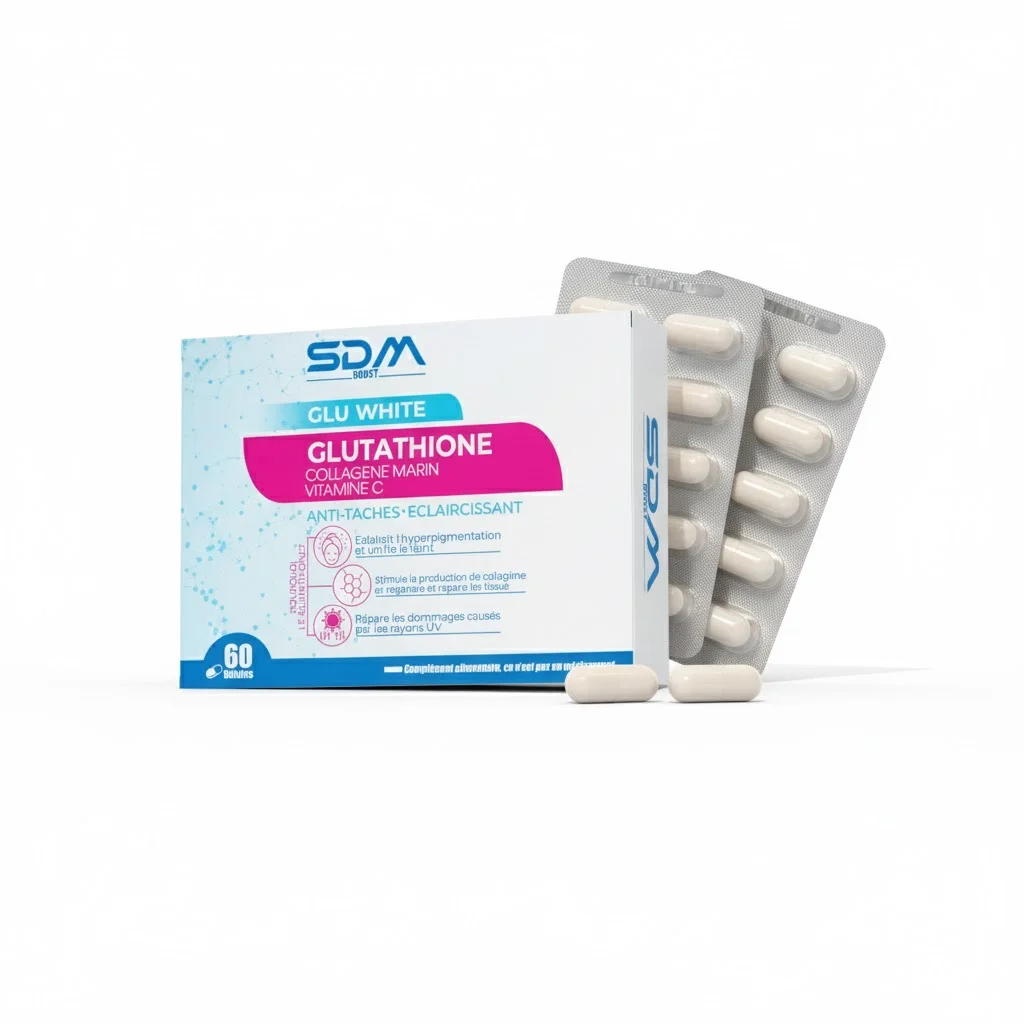 sdm – boost glu white glutathione – 60 gelules