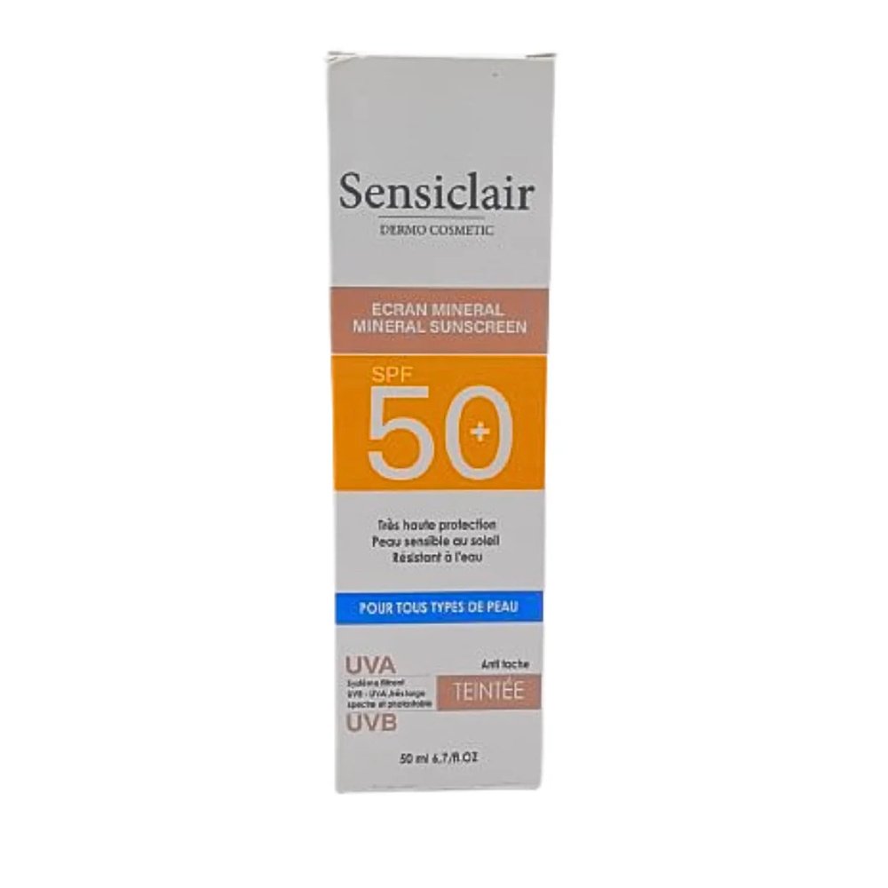 sensiclair – ecran mineral teinte spf50+ – 50ml