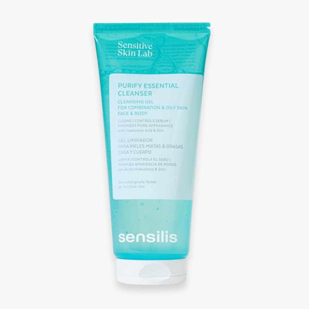 sensilis – purify essential cleanser gel nettoyant – 200ml