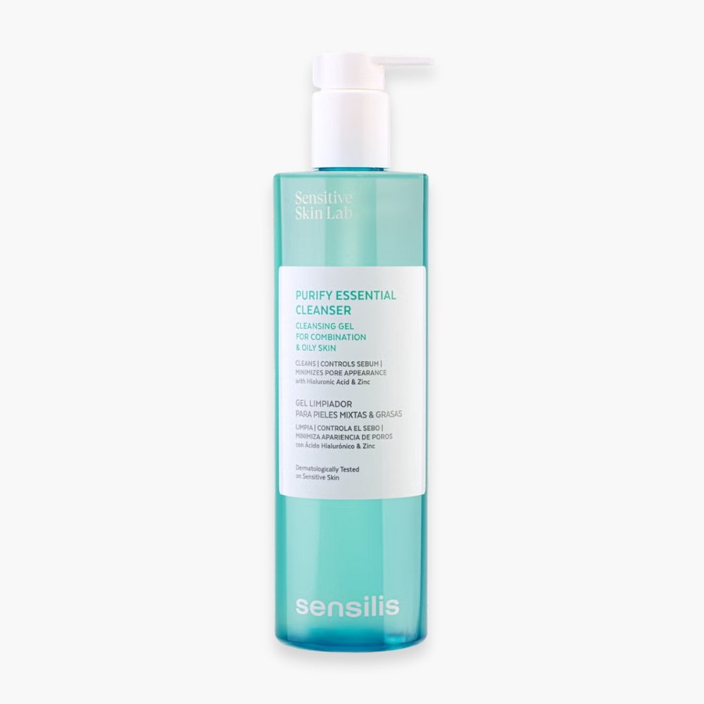 sensilis – purify essential cleanser gel nettoyant – 400ml