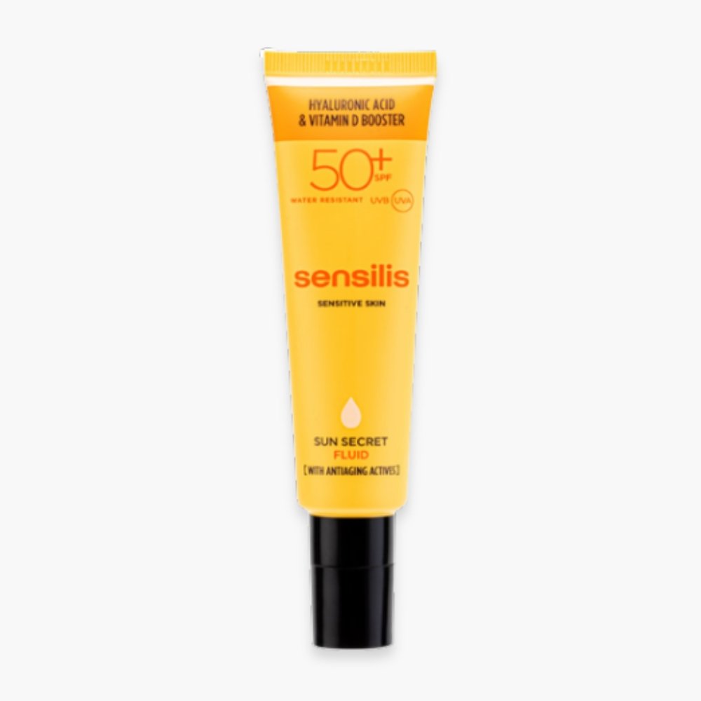 sensilis – sun secret fluid solaire anti age spf50+ – 50ml