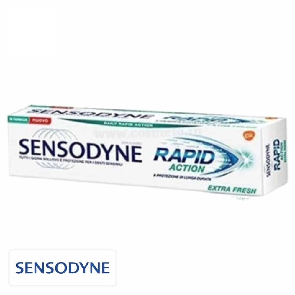sensodyne – dentifrice rapide action extra fraicheur – 75ml