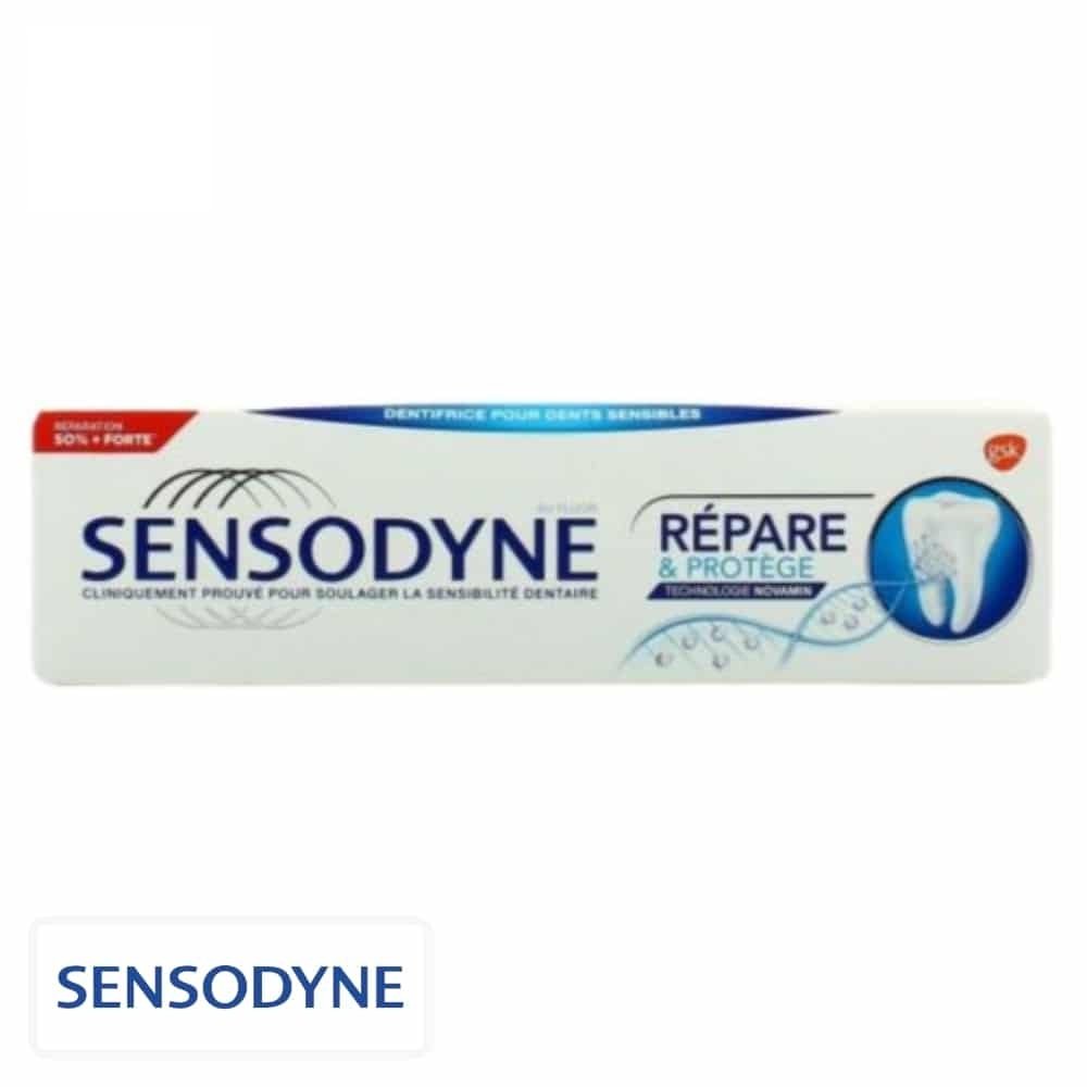 sensodyne – dentifrice repare et protege – 75ml