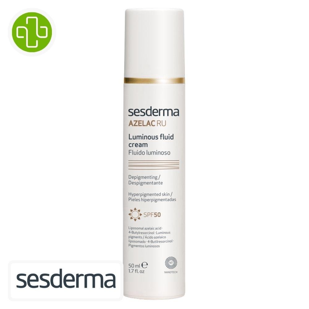 sesderma – azelac ru fluide creme lumineux depigmentant spf50 – 50ml