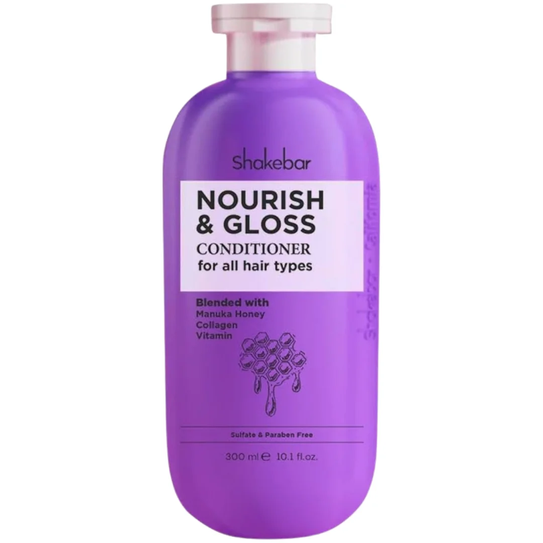 shakebar – nourish et gloss hair conditioner – 300ml