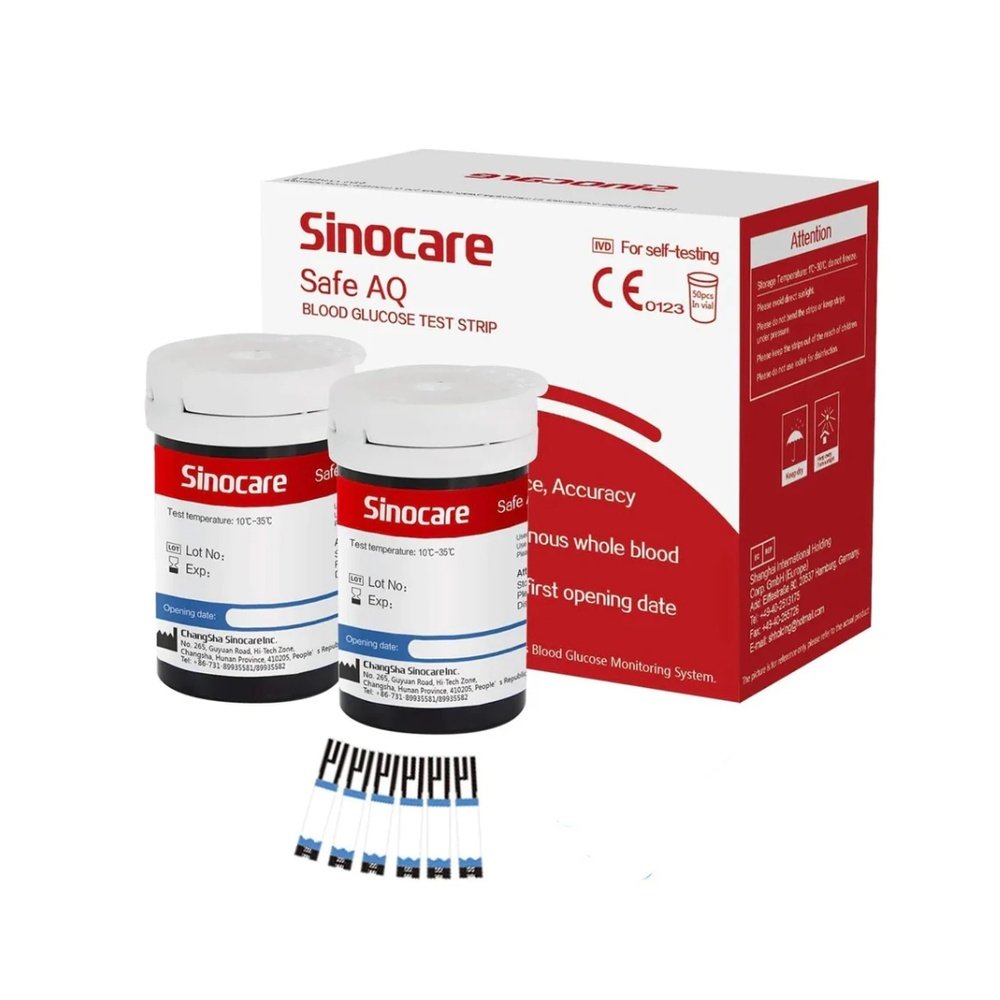 sinocare – bandelettes – 50pcs