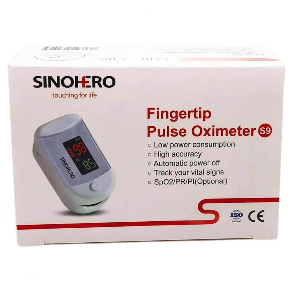 sinohero – oximeter fingertip pulse s9
