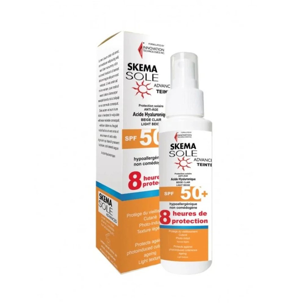skema sole – advanced acide hyaluronique spf50+ – 100ml