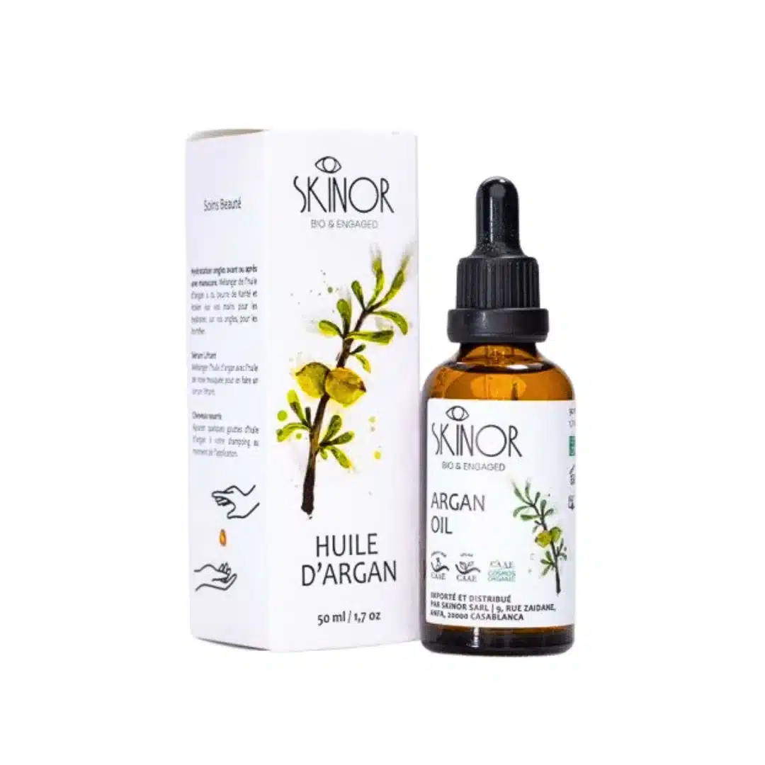 skinor – huile d’argan bio – 50ml